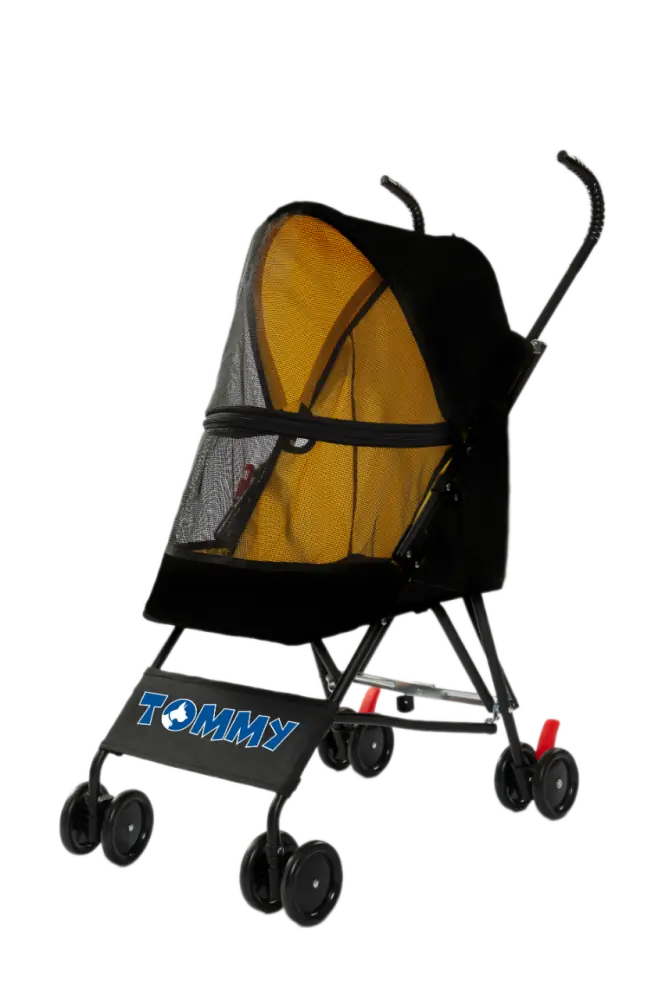 Tommy Standart Evcil Hayvan Taşıma Arabası Siyah Max 15 kg - 1