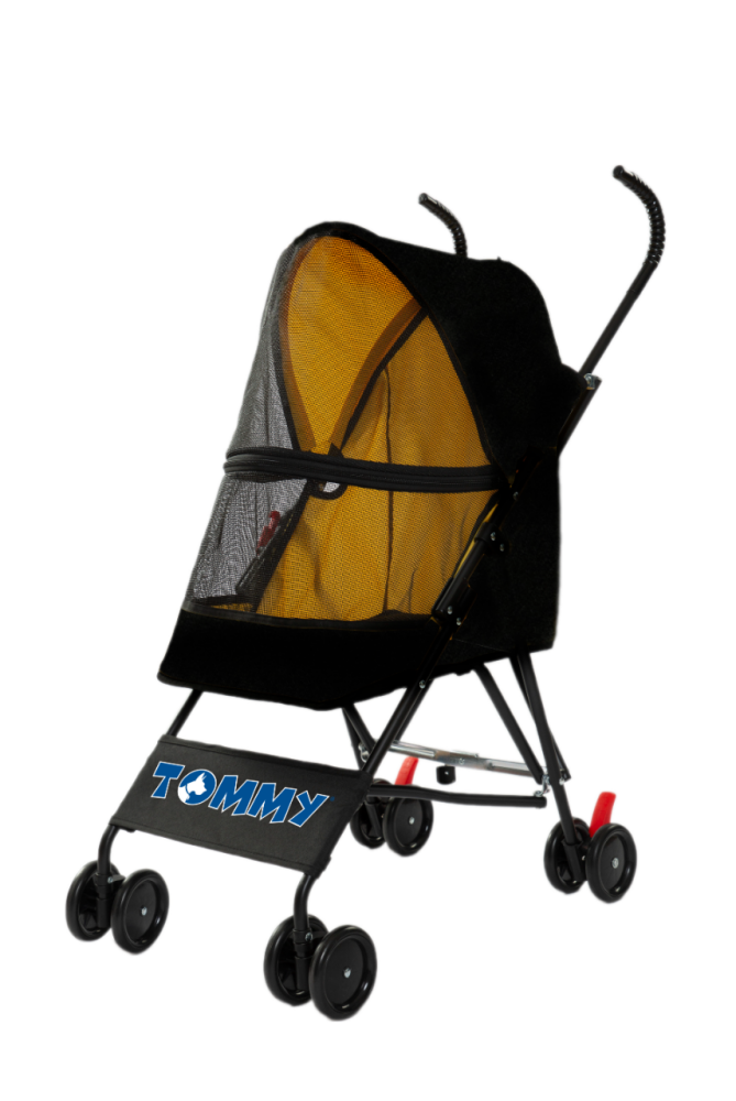 Tommy Standart Evcil Hayvan Taşıma Arabası Siyah Max 15 kg - 1