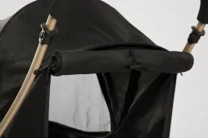 Tommy Standart Evcil Hayvan Taşıma Arabası Siyah Max 15 kg - 4