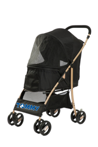 Tommy Standart Evcil Hayvan Taşıma Arabası Siyah Max 15 kg - 3