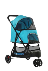 Tommy Standart Evcil Hayvan Taşıma Arabası Turkuaz Max 15 kg - 2