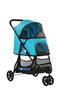 Tommy Standart Evcil Hayvan Taşıma Arabası Turkuaz Max 15 kg - 2