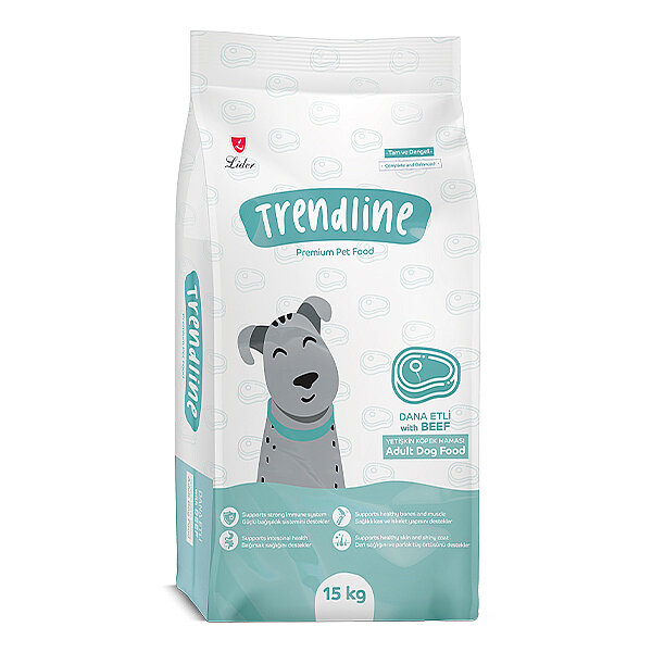 Trendline Biftekli Yetişkin Köpek Maması 15 Kg - 1