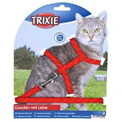 Trixie Kedi Göğüs Tasma Seti Fosforlu 18-35cm/10mm - 1