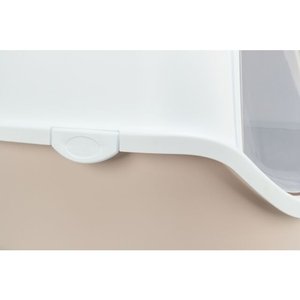 Trixie Kedi Kapalı Tuvaleti, 40x40x56cm, Kum Rengi/Beyaz - 3