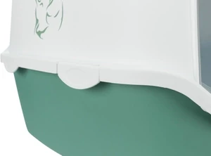 Trixie Kedi Kapalı Tuvaleti 40x40x56cm Yeşil-Beyaz - 5