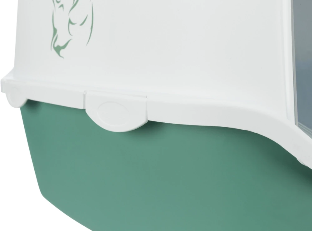 Trixie Kedi Kapalı Tuvaleti 40x40x56cm Yeşil-Beyaz - 5