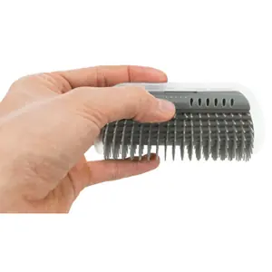 Trixie Köşeye Monte Edilebilir Kedi Masaj Fırçası 8x13cm,Gri - 7