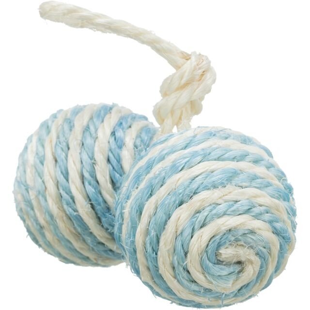 Trixie Kedi Oyuncağı, İpli 2 Top, Ø4.5cm - 1