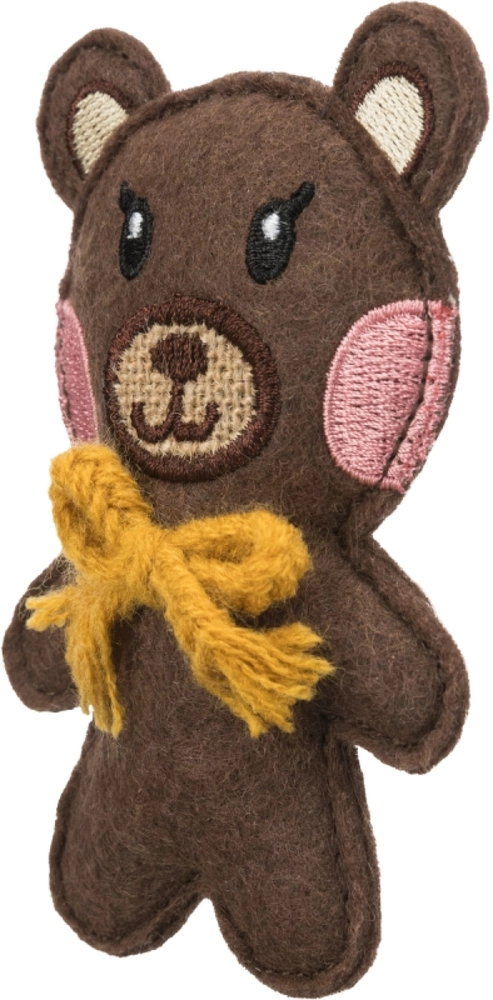 Trixie Kedi Oyuncağı Kediotlu Jut Ayı 10cm - 1