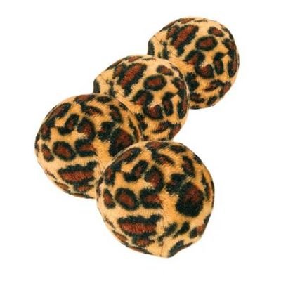 Trixie Kedi Oyuncağı, Leopar Desenli Top 4cm (4Ad) - 2