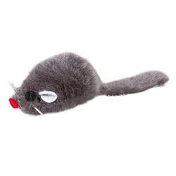 Trixie Kedi Oyuncağı, Peluş Fare 5cm Gri - 2