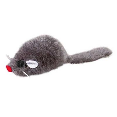 Trixie Kedi Oyuncağı, Peluş Fare 5cm Gri - 2