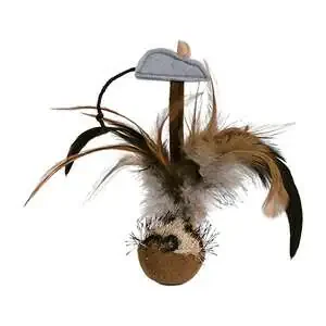 Trixie Kedi Oyuncağı Peluş Kedi Oyun Topu ve Tüyler 15cm - 2