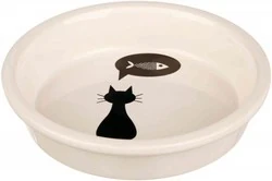 Trixie Kedi Seramik Mama ve Su Kabı 0,25lt. , 13cm - 2