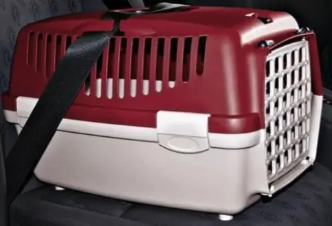 Trixie Kedi Taşıma Çantası 32x31x48 cm Mavi/Koyu Gri - 7