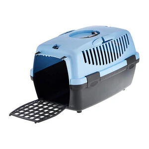 Trixie Kedi Taşıma Çantası 32x31x48 cm Mavi/Koyu Gri - 5