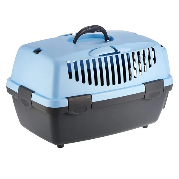 Trixie Kedi Taşıma Çantası 32x31x48 cm Mavi/Koyu Gri - 3