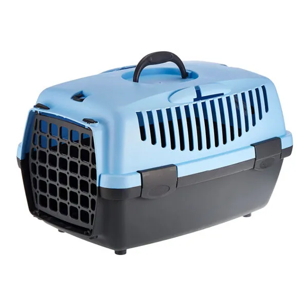 Trixie Kedi Taşıma Çantası 32x31x48 cm Mavi/Koyu Gri - 2