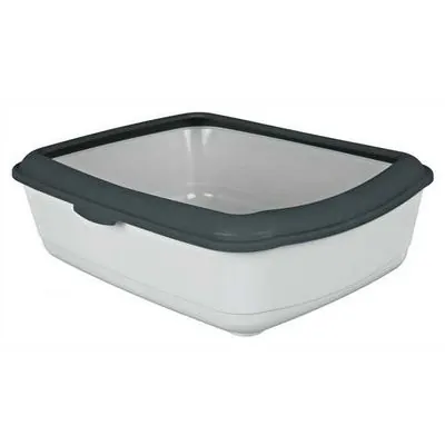 Trixie Kedi Tuvaleti, Koyu Gri&Açık Gri 37×15×47cm - 1