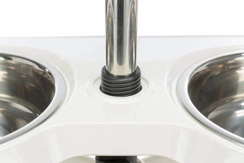 Trixie Köpek Ayaklı Mama ve Su Kabı Melamin Paslanmaz Çelik 2×2,4Lt 21cm - 5