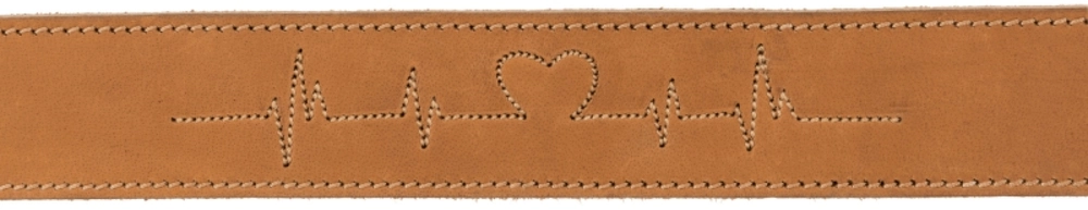 Trixie Köpek Boyun Tasması Kalın Deri 55-65cm 40mm L-XL Kahverengi - 4