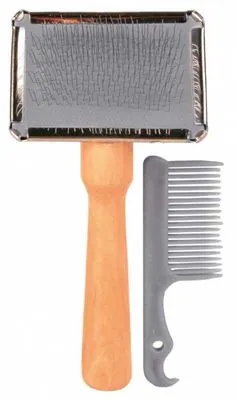 Trixie Köpek Fırçası Ve Temizleyicisi 6X13cm - 1