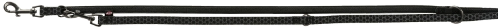 Trixie Köpek Gezdirme Kayışı Reflektörlü Ayarlanabilir 2m 15mm Siyah  XS-S - 2