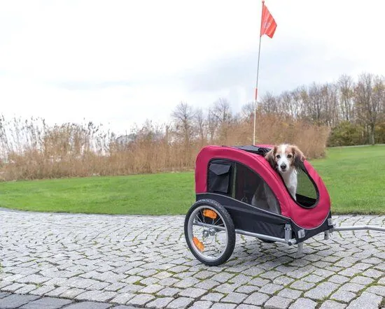 Trixie Köpek için Bisiklet Römorku 45x48x74cm - 1