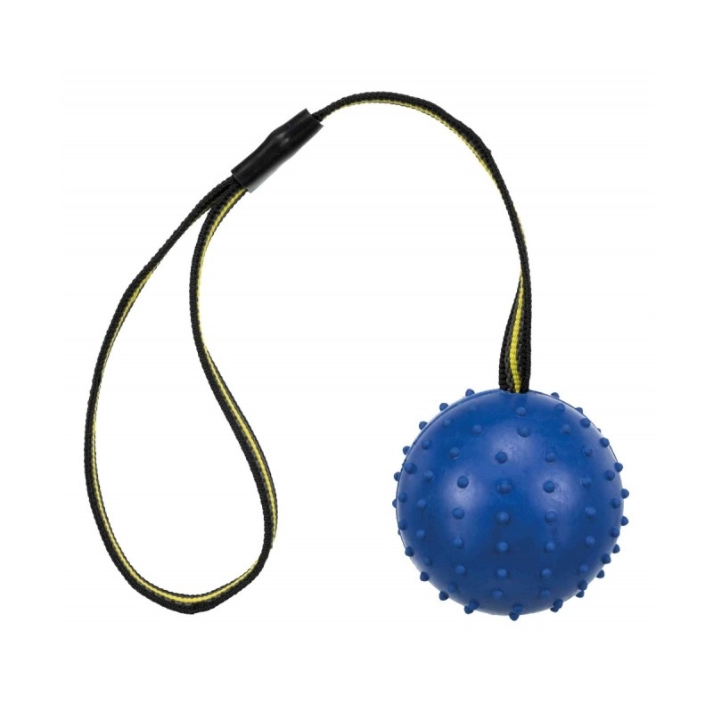Trixie Köpek İpli Top, Doğal Kauçuk 6×35cm - 1