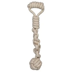 Trixie Köpek Oyuncağı Örgü İpli Top 8cm/38cm - 2