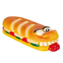 Trixie Köpek Oyuncağı , Vinyl Salamlı Sandviç 19cm
