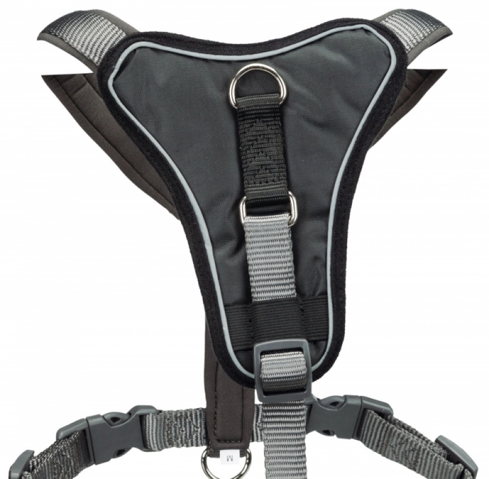 Trixie Köpek Premium Göğüs Tasması L-XL 85-105cm 25mm Gri - 2