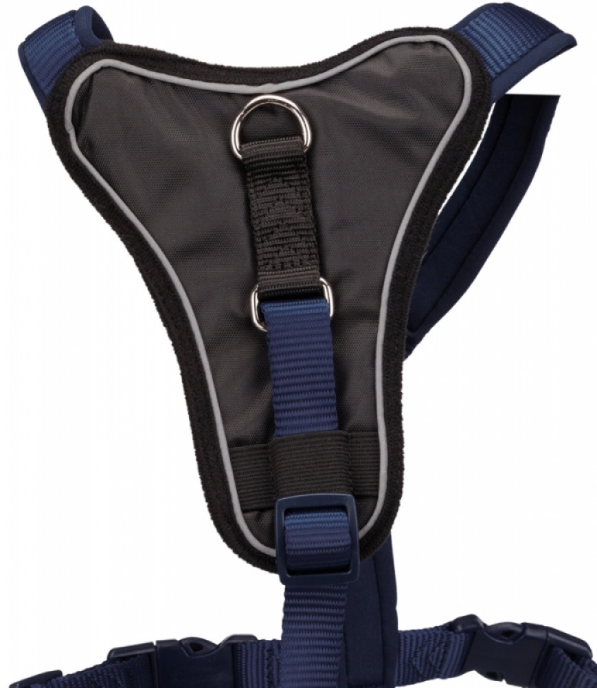 Trixie Köpek Premium Göğüs Tasması XXS-XS 30-37cm 10mm Çivit Mavi - 2