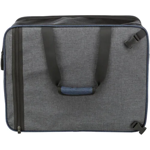 Trixie Köpek Taşıma ve Sırt Çantası, 25x38x50cm, Gri/Mavi - 1