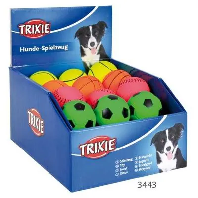 Trixie Köpek Yüzen Natürel Kauçuk Fosforlu Top 6cm - 2