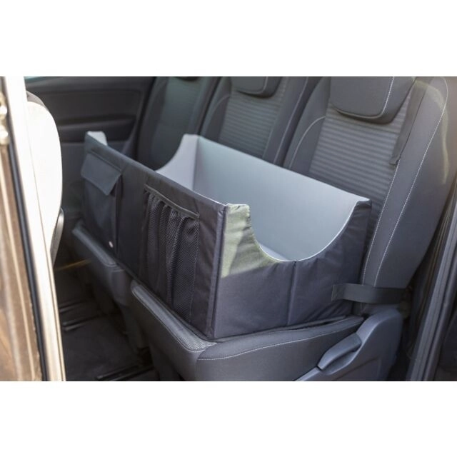 Trixie Küçük Köpek Araba Koltuğu, 80x28x39cm, Siyah/Gri - 4