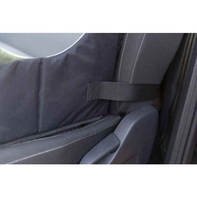 Trixie Küçük Köpek Araba Koltuğu, 80x28x39cm, Siyah/Gri - 5