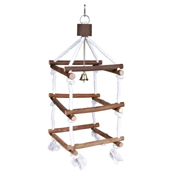 Trixie Kuş Tüneği Doğal İpli Kule 51cm - 1