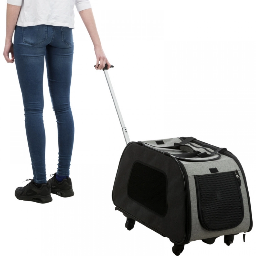 Trixie Pet Taşıma Çantası 34×43×67cm Siyah Gri - 4