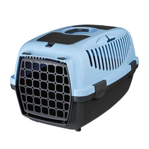 Trixie Pet Taşıma Çantası XS-S 37x34x55cm K.Gri/Pastel Mavi - 2