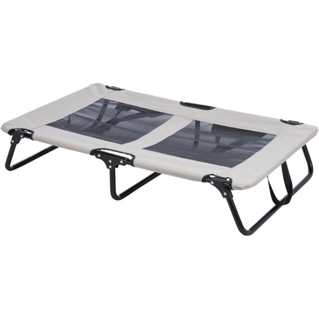 Trixie Yükseltilmiş Köpek Yatağı, 120x19x70cm, Bej/Siyah - 2