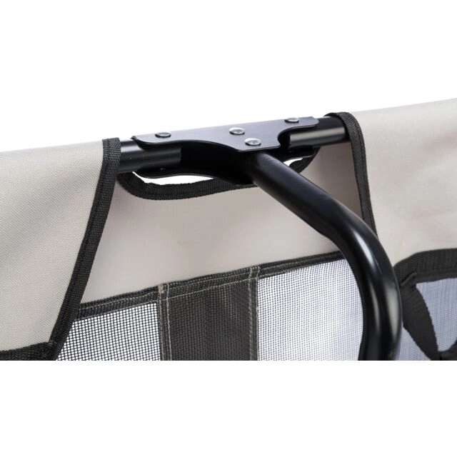 Trixie Yükseltilmiş Köpek Yatağı, 120x19x70cm, Bej/Siyah - 5