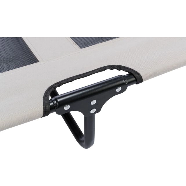 Trixie Yükseltilmiş Köpek Yatağı, 99x19x60cm, Bej/Siyah - 5