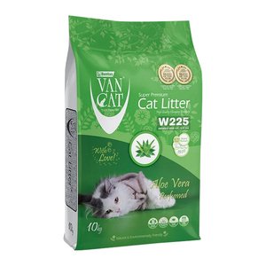 Vancat Aloe Vera Kokulu İnce Taneli Topaklanan Kedi Kumu 10 LT