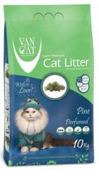 Vancat Çam Kokulu İnce Taneli Topaklanan Kedi Kumu 10 KG
