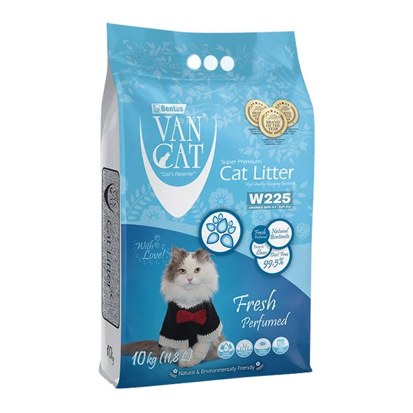 Vancat Fresh İnce Taneli Topaklanan Kedi Kumu 10 LT - 1