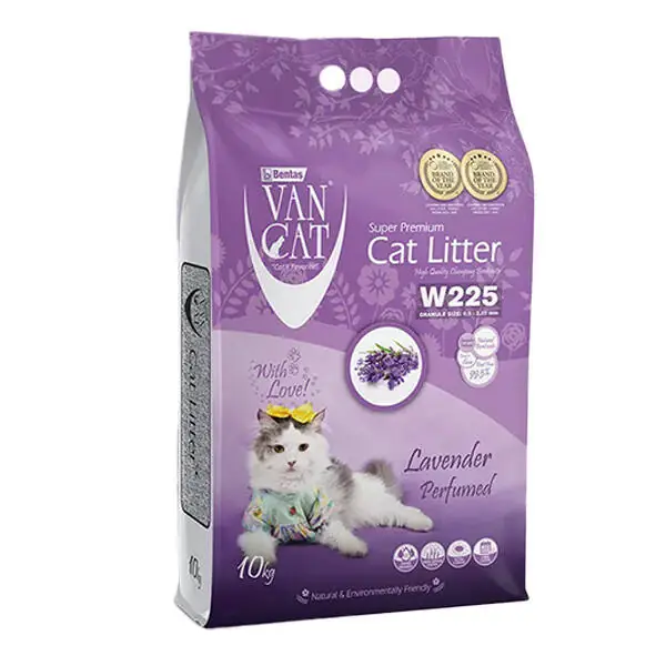 Vancat Lavanta Kokulu İnce Taneli Topaklanan Kedi Kumu 10 lt - 1