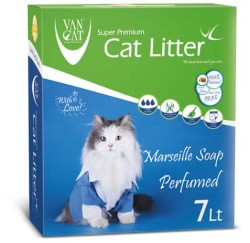 Vancat Marsilya Sabun Kokulu İnce Taneli Kedi Kumu 7 LT