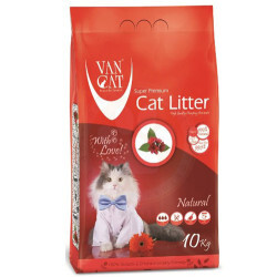 Vancat Natural Topaklanan İnce Taneli Kedi Kumu 10 KG